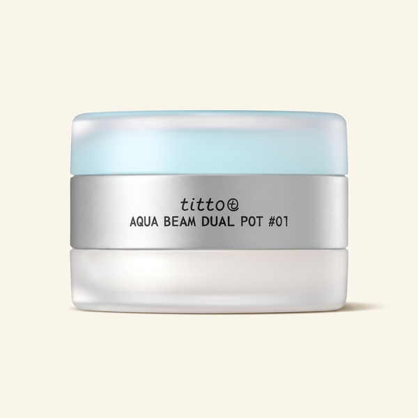 AQUA BEAM DUAL POT #01AQUA LIP BALM / SHINE BEAM PLUMPER
